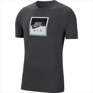 NIKE ナイキ CT7127 ランニング ジョギング AIR シーズナル ロゴ Tシャツ グレー S