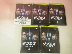 68779■DVD　ダブルス～二人の刑事　全5巻　レンタル落ち　伊藤英明,坂口憲二,夏菜,