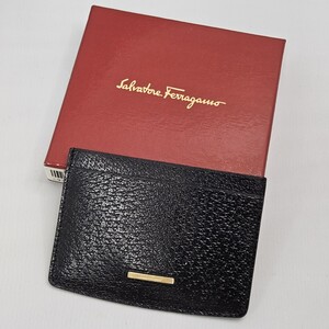 フェラガモ カードケース レザー Salvatore Ferragamo【No.A11】