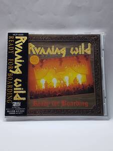 RUNNING WILD／READY FOR BOARDING／ランニング・ワイルド／レディ・フォー・ボーディング／国内盤CD／帯付／1991年発表／ライブ盤／廃盤