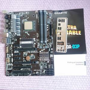 GIGABYTE GA-970A-D3P AMD FD837EWMW8KHK FA 1438PGY Y818342J40266 CPU マザーボード ジャンク パーツ