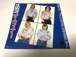 【EPレコード】ザ　ウィナー　アバ　ABBA