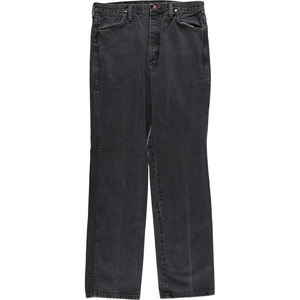 古着 00年代 ラングラー Wrangler ブラックデニムパンツ メンズw34 /eaa409273