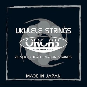 ORCAS フロロカーボン ウクレレ弦Low-Gセット ソプラノウクレレ用 コンサートサイズ ライトゲージ（019～036） OS-LGT LG カラー:ブラック