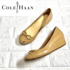 COLE HAAN ウェッジソール　エナメルパンプス　コンフォートソール