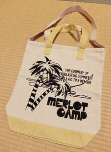 MERLOT CAMP トートバッグ手提げショルダー兼用