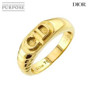 クリスチャン ディオール Christian Dior 11号 リング K18 YG イエローゴールド 750 CD 指輪 Ring 90238178