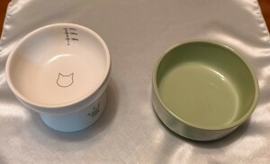 オーカッツ ヘルスウォーターボウル　猫壱水飲み器　２個セット　（アウカッツ　フードボウル　水飲み皿）　