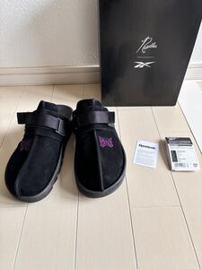 美中古　24ss NEEDLES別注 Reebok Beatnik Black us9 27cm サンダル　 SANDAL ニードルス　ネペンテス　エンジニアードガーメンツ