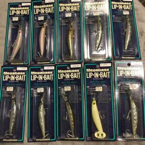 メガバス リップインベイト シンキング 10点 新品 ( megabass rip in bait oneten 夜光 