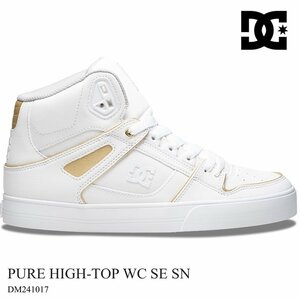 DC スニーカー DC SHOES PURE HIGH-TOP WC SE SN DM241017 XKWC ピュアハイトップ シューズ スケーター スケート 26.5cm