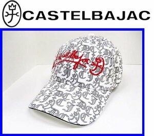 新作★\8800〓CASTELBAJACカステルバジャック〓抗菌防臭速乾ロゴ刺繍キャップCAP　01