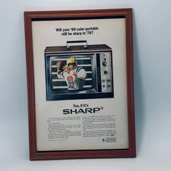 ビンテージ 広告　ポスター 　『 シャープ　テレビ　SHARP 』 1960