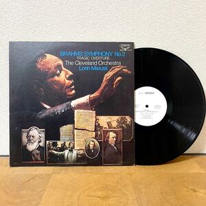 希少！見本品！視聴確認済 LP BRAHMS:SYMPHONY No.2 IN D MAJOR,Op.73/ロリン・マゼール ブラームス:交響曲 第2番 ニ長調 作品73 SLA-1171