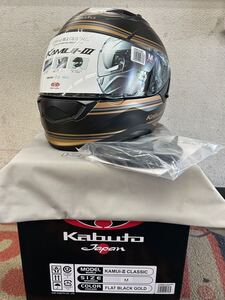 KAMUI-III CLASSIC Mサイズ（57-58cm）フラットブラックゴールド　展示品