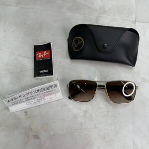 θMθ　Ray-Ban サングラス　男女兼用　生産終了モデル　RB3516 001/13 59□15 3N　θS-241207