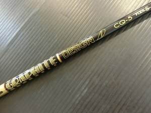 1円スタート♪ グラファイトデザイン TOUR AD CQ-5/S テーラーメイドスリーブ付き ドライバー用 44.25インチ