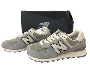 ★未使用★ New Balance ニューバランス スニーカー WL574GA2 グレー 25.0cm 直接お渡し歓迎 AYK579847相