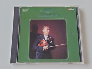 【85年RVC初期盤/純正ケース/美品】ハイフェッツ J.Heifetz/CSO/Reiner/ Brahms ヴァイオリン協奏曲 Violin Concerto RCA RedSeal RCCD1012