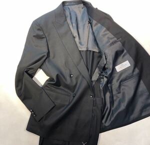 《新品★タグ付き》限界突破の限定価格 ★メンズ特価ダブルスーツ★サイズAB4 礼服喪服セットアップ 冠婚葬祭スーツ ウール 背広メンズ