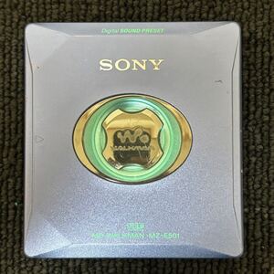 SONY MD WALKMAN ソニーMDウォークマン MZ-E501 ブルー ポータブルMDプレーヤー