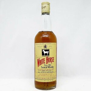 DKG★ 正規品 古酒 WHITE HORSE Fine Old ウィスキー特級 オールドボトル 旧ボトル ホワイトホース ファイン オールド 750ml 43% 日石本館