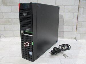 10969 Ω 新TTPC 2407m 保証有 富士通【 PRIMERGY TX1320 M4 】【 OS無 / Xeon E-2124 3.3GHz / 2TB SATA 2.5インチ×3 / 16.0GB 】鍵付