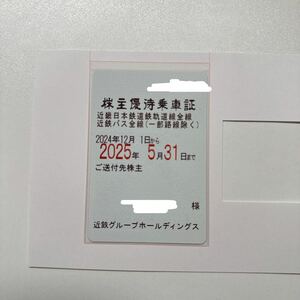 近鉄グループホールディングス 株主優待乗車証 定期券式 近鉄線全線、近鉄バス全線