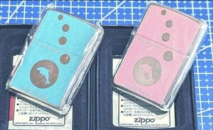 ラメ パステルカラー イルカちゃん お揃いのドルフィンジッポっぽ〜　2個セット　１円スタート