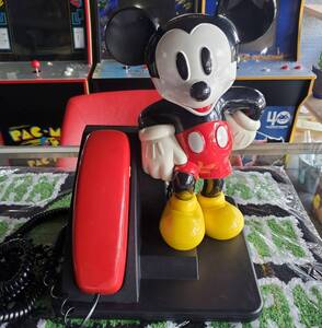 ミッキーマウス　Mickey Mouse　ディズニー ミッキーマウス電話　ミッキーマウステレホン　完動品　美品