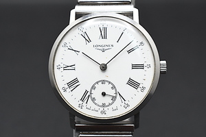 LONGINES ロンジン Ref.864-1095 17石 ローマン スモセコ 手巻き 腕時計 ■30552