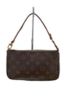 LOUIS VUITTON◆1)ポシェット・アクセソワール_モノグラム・キャンバス_BRW/PVC/BRW