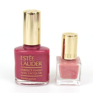 エスティローダー ネイルカラー 2点セット 残半量以上 まとめて コスメ レディース ESTEE LAUDER