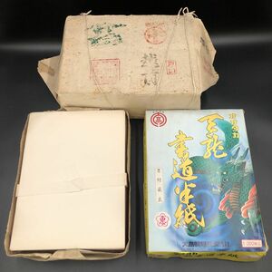 古い書道紙　越前 厚口 / 天龍書道半紙 他　3点 おまとめ 【JBA1334#100】