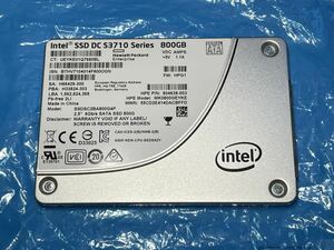 Intel SSD DC S3710 800GB SSD HET MLC チップ SATA 2.5inch データセンター 高耐久 停電時保護 NAS ②