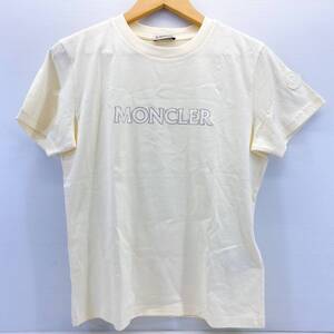 ■ 試着のみ モンクレール MONCLER Tシャツ ブランド 半袖 レディース M クリーム J20938C00021 89AIJ ■