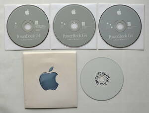 稀少！PowerBook G4 チタニュウム DVI モデル　667&800HMz専用　OSX10.1.2/OS9.2.2 デュアルブートインストール　CD OS9.2.2単独起動