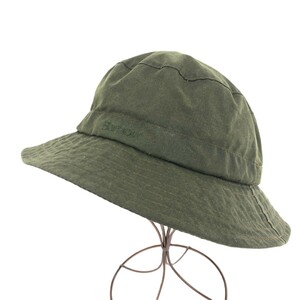 ◆Barbour バブアー バケットハット ◆ カーキ オイルドコットン メンズ 帽子 ハット hat 服飾小物