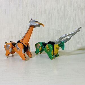 み664【送60】1円～ バンダイ パワーアニマルシリーズ 百獣戦隊ガオレンジャー ガオジュラフ ガオディアス まとめ