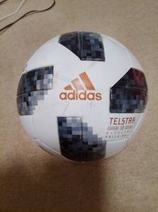 サッカーボール アディダス Jリーグ 公式試合球 テルスター18 AF5300 5号 中古現状品 Telstar adidas OMB size5