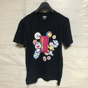 UNIQLO ユニクロ UT 村上隆 THE ドラえもん展 TOKYO 2017 Tシャツ 黒 M 美品 管理B1309