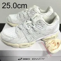 新品 ASICS×ENNOY GEL-NIMBUS 9 ホワイト 25.0cm