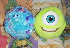 ☆Ty Beanie Ballz Monsters inc☆BEANIE BABY☆Mike☆Sulley☆Disney☆モンスターズインク☆マイク☆サリー☆ぬいぐるみ☆ディズニー