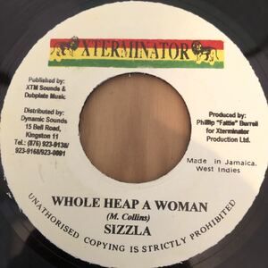 送料無料★レア 大ヒット Digital Roots!! WHOLE HEAP A WOMAN / SIZZLA★試聴あり