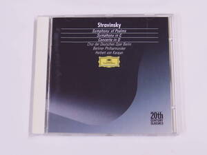 CD / STRAWINSKY：Symphony in C/Symphony of Psalms/Concerto in D / KARAJAN / 『M10』 / 中古