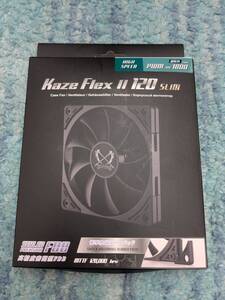 0701u1523　サイズ オリジナル設計 12cm角 薄型ファン KAZE FLEX II 120 SLIM PWM対応 最大1800rpm KFS1215FD18-P