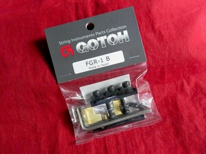 ★新品セール/最安値★GOTOH／FGR-1-B／41mm ロックナット・パーツフルセット◆国産 高精度 FRT/フロイドローズ ストラト BK/ブラック