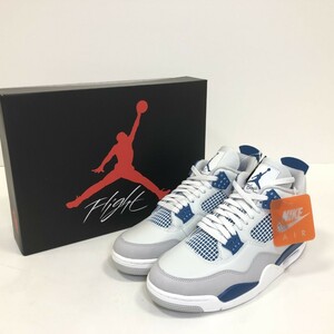 07w6306★1円~ ナイキ NIKE AIR JORDAN 4 RETRO Industrial Blue FV5029 141 エアジョーダンレトロ4 29cm 箱あり タグ付き【中古品】