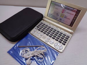 ★CASIO カシオ 電子辞書 EX-word エクスワード XD-SK6820 ケース イヤホン付き★c