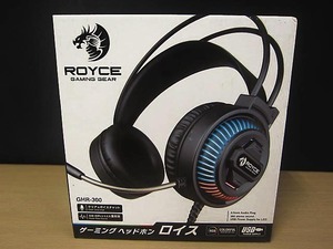 ROYCE ロイス ゲーミング ヘッドホン GHR-300 【g】